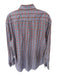 Peter Millar Size L Red & Blue Cotton Plaid Button Down Men's Shirt Red & Blue / L