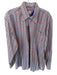 Peter Millar Size L Red & Blue Cotton Plaid Button Down Men's Shirt Red & Blue / L