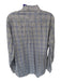 Peter Millar Size L Yellow & Purple Print Cotton Checkered Button Down Shirt Yellow & Purple Print / L