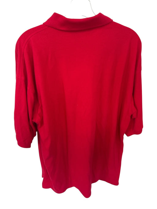 Outer Banks Size XL Red & Black Cotton UGA Men's Polo Red & Black / XL