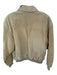 Preston & York Size M Tan Suede full zip Bomber Men's Jacket Tan / M