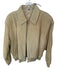 Preston & York Size M Tan Suede full zip Bomber Men's Jacket Tan / M