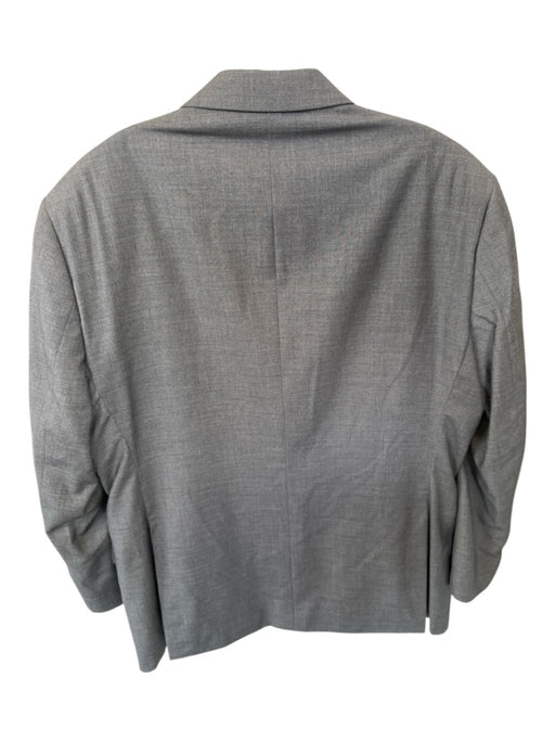 Pronto Uomo Grey Wool Blend 2 Button Sports Coat Men's Blazer Grey / 42