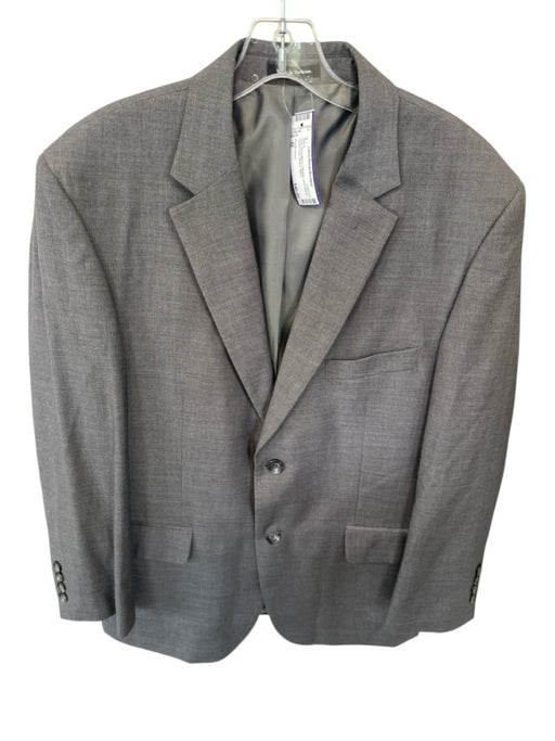 Pronto Uomo Grey Wool Blend 2 Button Sports Coat Men's Blazer Grey / 42