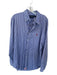 Ralph Lauren Size L Blue & White Cotton Striped Button Down Men's Shirt Blue & White / L