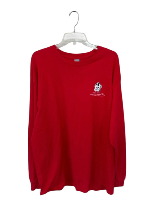NWT Size XL Red & White Cotton UGA Athletic Men's T-Shirt Red & White / XL
