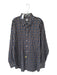 Peter Millar Size XL Navy & Brown Cotton Plaid Button Down Men's Shirt Navy & Brown / XL