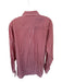 Peter Millar Size L Red & Peach Cotton Checkered Button Down Men's Shirt Red & Peach / L