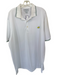 Masters Size XL White & Green Polyester Masters Logo Golf Men's Polo White & Green / XL