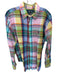 Ralph Lauren Size L Multi Linen Plaid Button Down Men's Shirt Multi / L