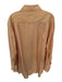 Ermenegildo Zegna Size XXL Orange Cotton Solid Button Down Men's Shirt Orange / XXL