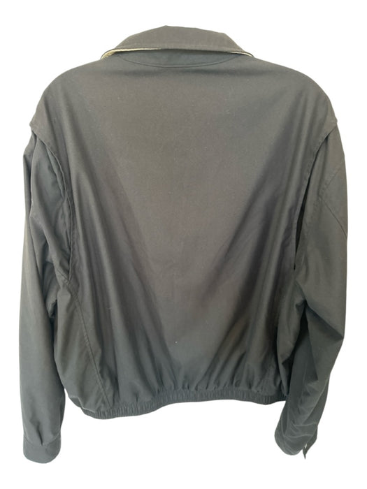 Polo Ralph Lauren Size XL Black & Tan Polyester full zip Bomber Men's Jacket Black & Tan / XL