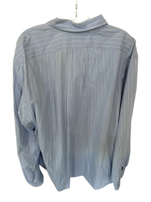 Ralph Lauren Size XXL Blue & Black Cotton Striped Men's Shirt Blue & Black / XXL