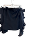 Cinq a Sept Size Medium Black Triacetate & Polyester Off Shoulder Back Zip Top Black / Medium