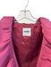 Moschino Size 10 Pink Silk & Polyester Long Sleeve Tie Waist Ruffle Hem Jacket Pink / 10