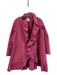 Moschino Size 10 Pink Silk & Polyester Long Sleeve Tie Waist Ruffle Hem Jacket Pink / 10