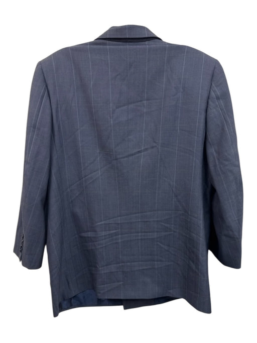 Brioni AS IS Blue & Yellow Wool Plaid Double Breasted Men's Blazer Blue & Yellow / 40