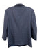 Brioni AS IS Blue & Yellow Wool Plaid Double Breasted Men's Blazer Blue & Yellow / 40