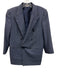 Brioni AS IS Blue & Yellow Wool Plaid Double Breasted Men's Blazer Blue & Yellow / 40