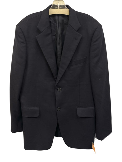 John W. Nordstrom Navy Blue Cashmere Solid 2 Button Men's Blazer Navy Blue / 42R