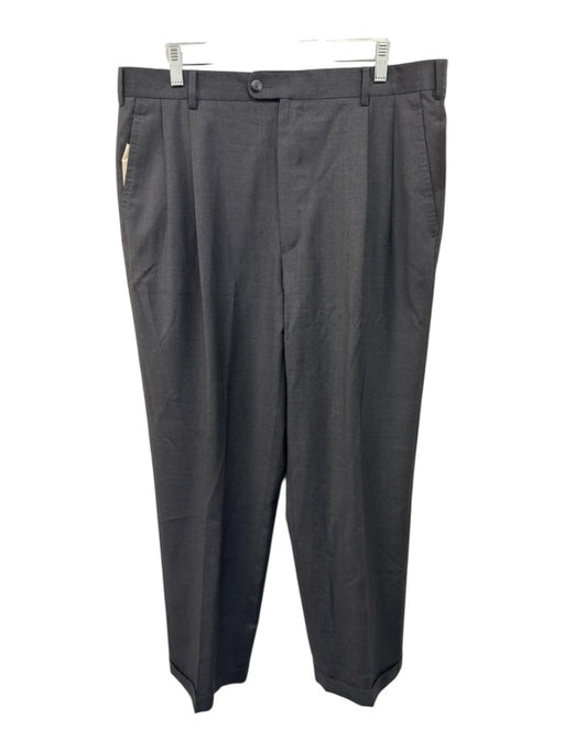 Zanella Size 36 Gray Wool Solid Men's Pants Gray / 36