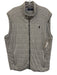 Polo Size L Gray Cotton Solid Zipper Men's Vest Gray / L