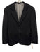Jack Victor Navy Blue Cashmere Solid 2 Button Men's Blazer Navy Blue / 42R