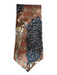 Ermenegildo Zegna Brown & Multi Silk All Over Print Men's Tie Brown & Multi