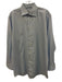 Eton Size 17 Blue & White Cotton Plaid Button Down Men's Long Sleeve Shirt Blue & White / 17