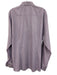 Eton Size 17 Purple & White Cotton Grid Button Down Men's Long Sleeve Shirt Purple & White / 17