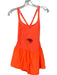 Free People Movement Size Small Neon Orange Polymide Cross Back Keyhole Romper Neon Orange / Small