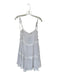 Rails Size S White Linen & Rayon Tie Strap Tiered Lace Detail Mini Dress White / S