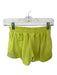 Lululemon Size 6 Lemon Yellow Nylon Blend Mesh Detail Side Pocket Shorts Lemon Yellow / 6