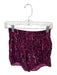Lululemon Size 6 Purple & Black Nylon Blend Animal Print High Waisted Shorts Purple & Black / 6