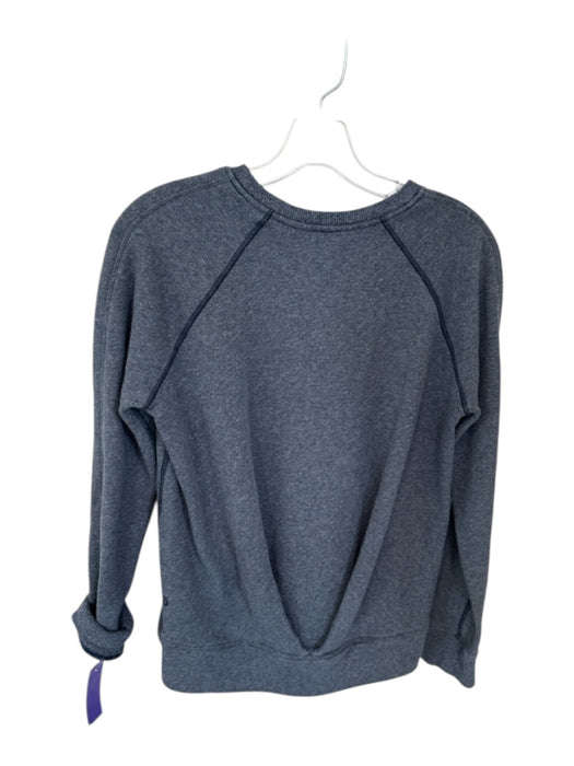 Lululemon Size 4 Gray Cotton Blend Heathered Crew Neck Athletic Sweatshirt Gray / 4