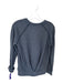 Lululemon Size 4 Gray Cotton Blend Heathered Crew Neck Athletic Sweatshirt Gray / 4