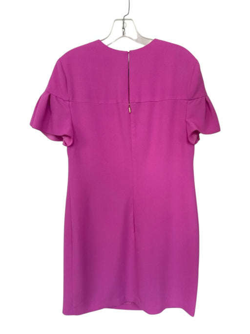 Trina Turk Size 8 Hot pink Polyester Blend Short Sleeve Back Zip Dress Hot pink / 8