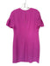 Trina Turk Size 8 Hot pink Polyester Blend Short Sleeve Back Zip Dress Hot pink / 8