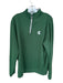 Peter Millar Green Polyester Blend Quarter Zip Athletic Men's Pullover Green / L