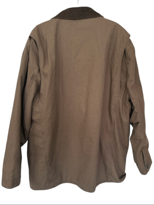 Orvis NWT Size XL Brown Cotton Blend Quilted Lining Pockets Men's Jacket Brown / XL