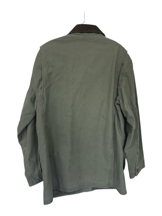 Orvis NWT Size M Olive Green Cotton Blend Quilted Lining Pockets Men's Jacket Olive Green / M