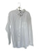Dick Ferguson's Size L White Cotton Ribbed Collar Button Down Men's Shirt White / L