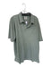 Duck Head Size XXL Green & White Polyester Blend Striped Pocket Collar Polo Green & White / XXL