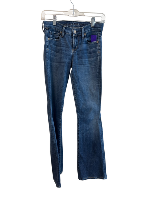 Citizens of Humanity Size 25 Dark Wash Cotton Blend Low Rise 5 Pocket Jeans Dark Wash / 25