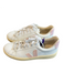 Veja Shoe Size 9 White & Pink Leather Lace Up Sneaker Logo Closed Toe Shoes White & Pink / 9