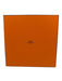 Hermes Orange, White, Gold Silk Square Brides de Gala rolled hem scarf Orange, White, Gold / Mini