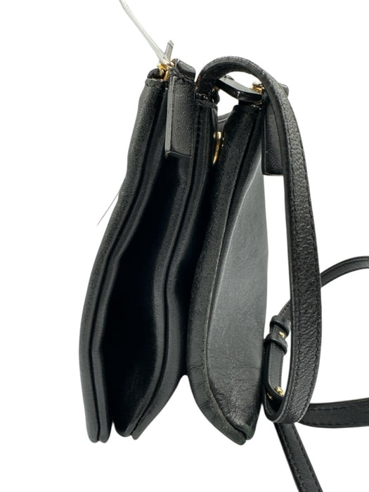 Celine Black Leather Zip Top Multi attachment Gold Hardware Dust Bag Incl. Bag Black / Large