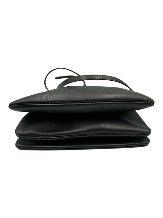 Celine Black Leather Zip Top Multi attachment Gold Hardware Dust Bag Incl. Bag Black / Large