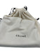 Celine Black Leather Zip Top Multi attachment Gold Hardware Dust Bag Incl. Bag Black / Large