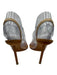 Alexander Wang Shoe Size 37.5 Tan Brown Leather & PVC Toe Strap Slingback Pumps Tan Brown / 37.5